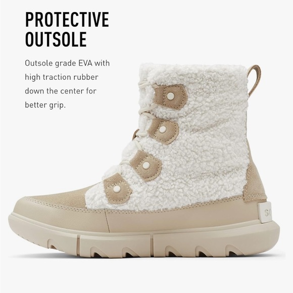 Sorel Explorer II Joan Cozy in Ancient Fossil/Sea Salt NWT - Picture 4 of 11